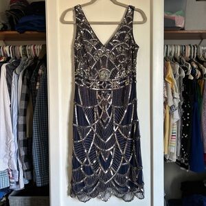 JS Collections Beaded Dress